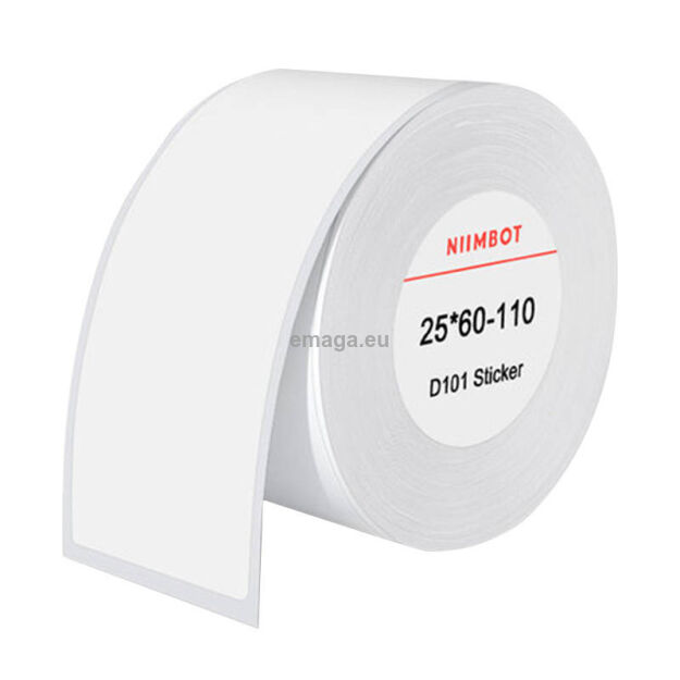 Etykiety NIIMBOT T25*60-110 25x60mm 110szt (białe)