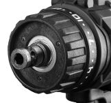 Wiertarko-wkrętarka sieciowa 300W, uchwyt samozaciskowy 10 mm, walizka - 5