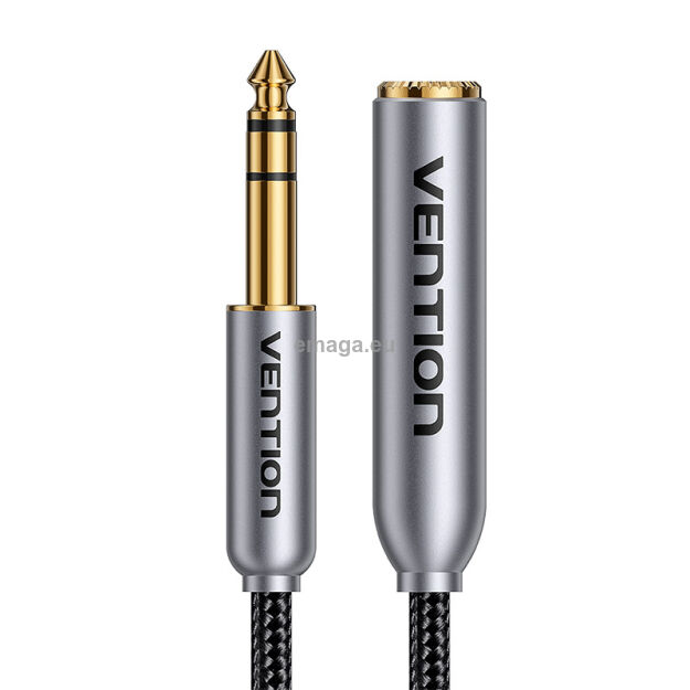 Kabel audio Vention męski do żeński 6.35mm BCXHF 1m