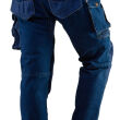Spodnie robocze DENIM, wzmocnienia na kolanach, rozmiar S - 2