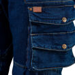 Spodnie robocze DENIM, wzmocnienia na kolanach, rozmiar S - 5