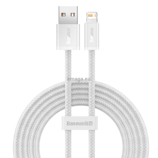 Kabel BASEUS Dynamic USB-A-Lightning 2m (biały)