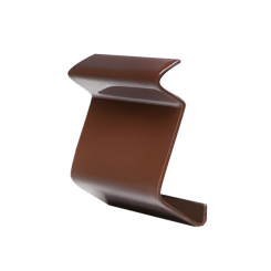 Łącznik balkonowy do profila B100 brąz RAL8028