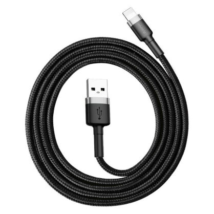 Kabel BASEUS Cafule USB-A-Lightning 1m (szaro-czarny)