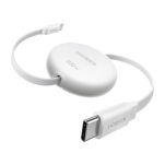Kabel USB-C do USB-C Ugreen L531, PD 100W, zwijany, 1m (biały) - 2