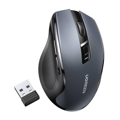 Mysz bezprzewodowa UGREEN MU006 2.4GHz+BT 5.0 (czarna)