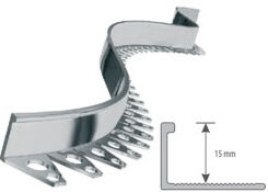 Profil aluminiowy podłogowy łukowy 15mm 2,5mb  