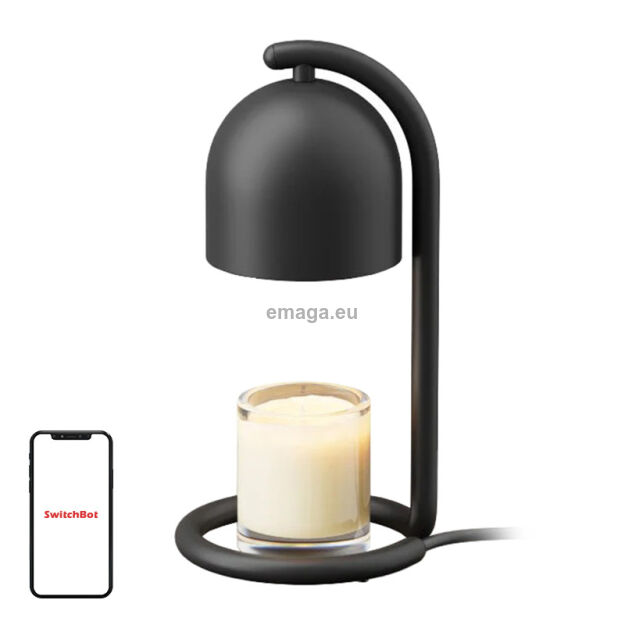 Inteligentna lampa do podgrzewania świec SwitchBot (czarna)