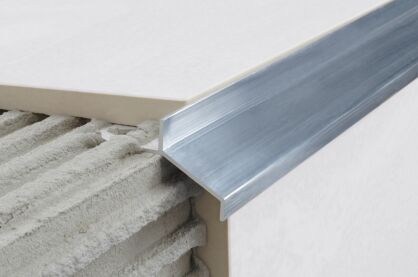 Profil aluminiowy balkonowy 35mm 2,5m - okapnik anodowany złoto pak. 5szt.