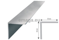 Profil aluminiowy do glazury kątownik 30/30 L=2,5m anodowany złoto