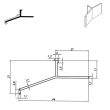 Profil aluminiowy balkonowy okapnikowy 44mm 2,5 m brąz lakierowany - 2