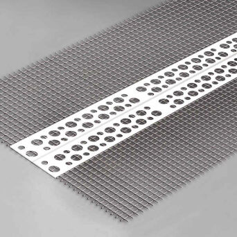 Listwa PCV uniwersalna z siatką 7x7cm 300cm pakiet 25 sztuk