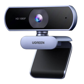 Kamera internetowa UGREEN 15728 1080p (srebrna)