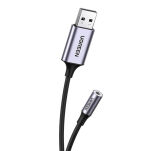 Adapter audio UGREEN CM477, USB do Mini Jack 3.5mm AUX (szary) - 3
