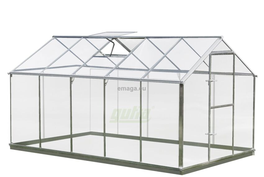 Szklarnia aluminiowa 2,30 x 3,73m Gutta Gartentec F5 z poliwęglanu 6mm