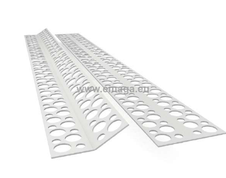 Narożnik perforowany giętki 25x25mm L=3mb 50szt.