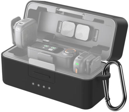 Silikonowy Pokrowiec Ochronny na Etui Ładujące PULUZ do DJI Mic 3 (Czarny)