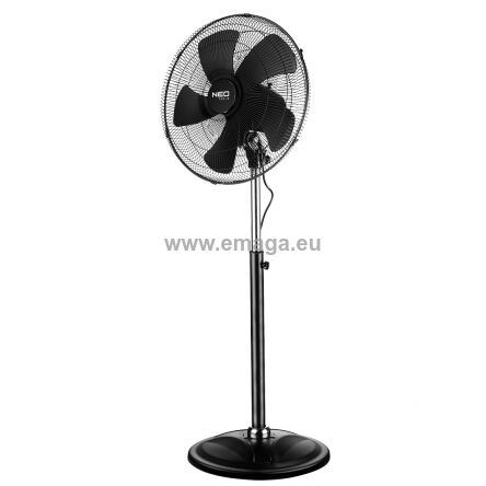 Wentylator podłogowy warsztatowy 100W, średnica 45 cm, 3 prędkości, oscylacja