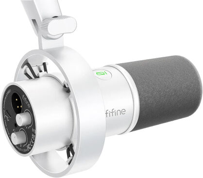Mikrofon dynamiczny Fifine K688W (biały)