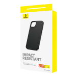 Etui BASEUS Fauxther Series do iPhone 15 Plus (czarne) - 4