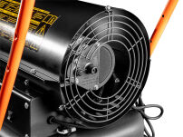 Nagrzewnica olejowa 30kW, zbiornik 34l, kółka - 5