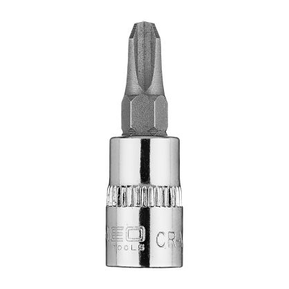 Końcówka wkrętakowa PH3 na nasadce 1/4", krótka, 37 mm