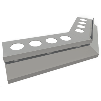 Nz135°DRIP narożnik zewnętrzny do profila DRIP szary RAL7035