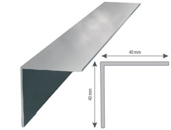Profil aluminiowy do glazury kątownik 40/40 L=3m anodowany brąz