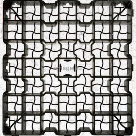Płyta kratka trawnikowa - panel trawnikowy - krata do trawników geoSystem G3 50 cm x 50 cm x 3 cm pakiet 26 sztuk