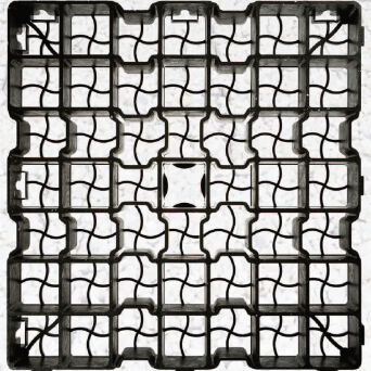 Płyta kratka trawnikowa - panel trawnikowy - krata do trawników geoSystem G3 50 cm x 50 cm x 3 cm pakiet 26 sztuk