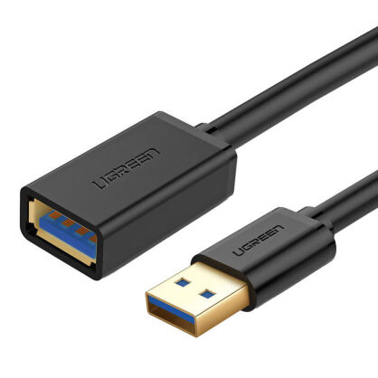 Kabel UGREEN US129 USB-A-USB-A 2m (czarny)