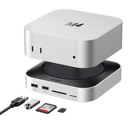 Stacja dokująca USB-C UGREEN CM841 11w1 (szara)
