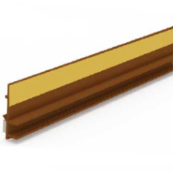 Listwa dylatacyjna PCV do ościeżnic okiennych bez siatki 9mm / 6mm L=3,0m kolor:  Złoty Dąb RAL8001 - pakiet 30 sztuk