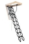 Schody nożycowe (d) 70x65cm płyta HDF biała ocieplana H=290cm - 3