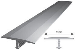 Profil aluminiowy do glazury AL "T" 26mm szeroka L=3m anodowany złoto