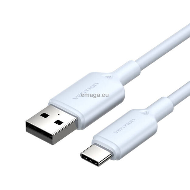 Kabel VENTION CTQLF USB-A-USB-C 1m 3A (niebieski)