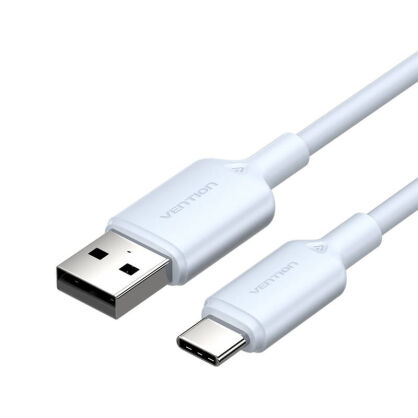 Kabel VENTION CTQLF USB-A-USB-C 1m 3A (niebieski)