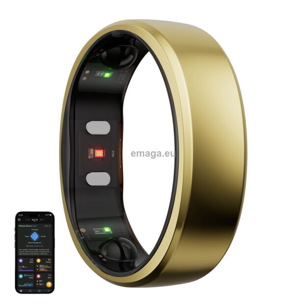 Smartring RINGCONN Gen 2 RCA-01 rozmiar 8 (złoty)