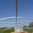 Tunel foliowy metalowy (ocynk) 960x385x205 cm z folią 5-sezonową UV-5 - 5