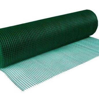 Siatka rabatowa ogrodzeniowa 1,2x25mb zielona (30x30)