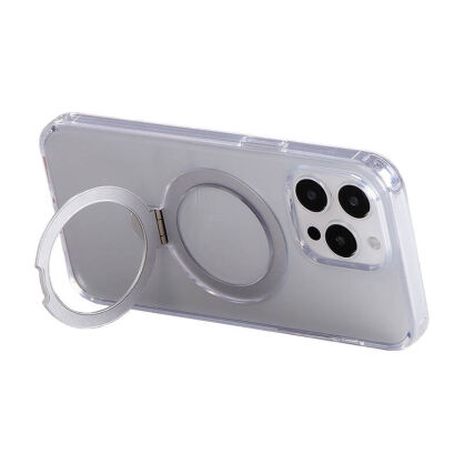 Etui JOYROOM JR-BP004 magnetyczne z uchwytem do iPhone 15 Pro (transparentne)