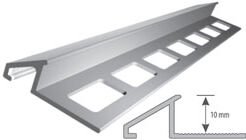 Profil aluminiowy do glazury AL "SK" skos H=10mm, L=3m
