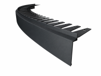 Profil aluminiowy balkonowy łukowy PRIAMY FLEXI 2,5m grafit RAL7016 - 2