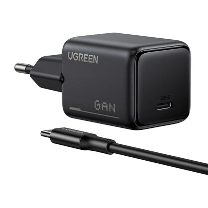 Ładowarka sieciowa UGREEN X517, 25W, USB-C GaN + kabel 1m