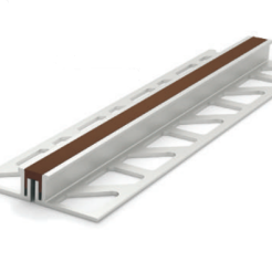 Listwa aluminiowa dylatacyjna do płytek 15mm 2,5m czarna