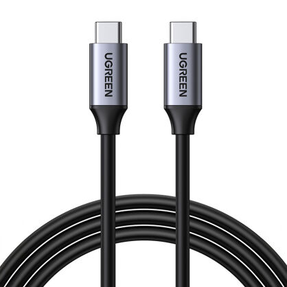 Kabel UGREEN USB-C-USB-C 1.5m PD 60W (czarny)