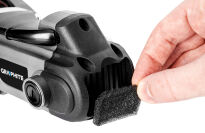 Szlifierka do gipsu 710W, 225mm/215 mm,  okrągła i trójkątna stopa, latarka - 24