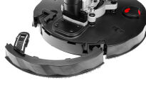 Szlifierka do gipsu 710W, 225mm/215 mm,  okrągła i trójkątna stopa, latarka - 12