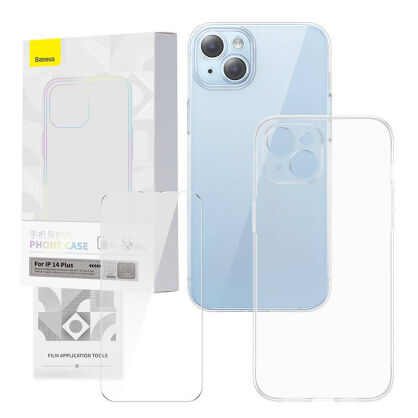 Zestaw ochronny BASEUS Corning iPhone 14 Plus (przezroczysty)