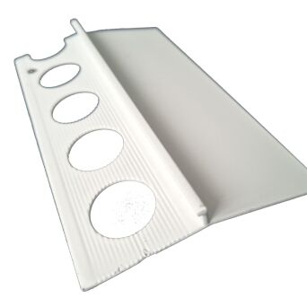 Profil aluminiowy balkonowy 85 mm 3 m okapnik lakierowany biały